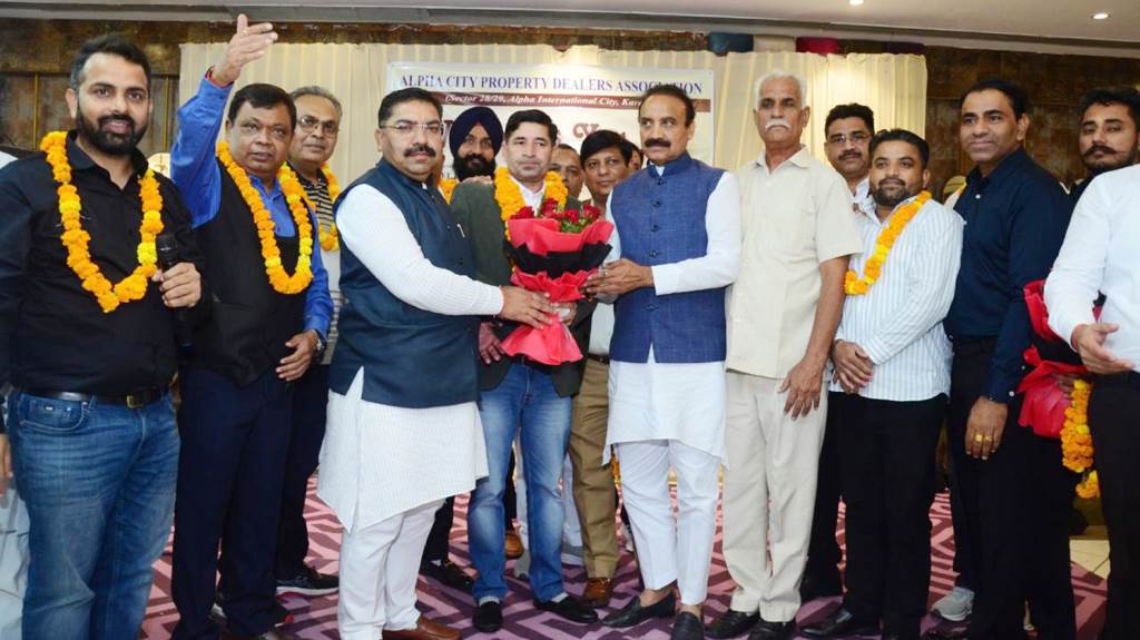 Sushil Mehla becomes President of the Alpha City Property Dealers Association